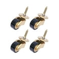 thumbnail image 3 of TOOL1SHOoo 4 Heavy Duty Casters Locking Casters with 360 Degree No Noise Brass Wheels, 3 of 12