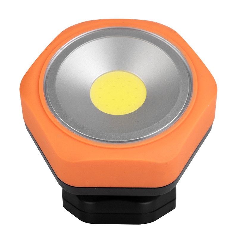 250 Lumens COB LED Rotating Work Light with Strong Base, Ultra