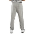 thumbnail image 2 of Vibes Mens Ash Grey Fleece Jogger Pant Drawstring Male Adult, 2 of 4