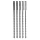 thumbnail image 1 of 5PCS Impact Drill Bits with Carbide Tip Rotary Hammer Bit 2 Flute Spiral Bits for Brick Concrete 210mm 8mm / 0.31in, 1 of 5