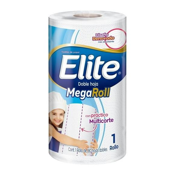 Toalla de papel Elite MegaRoll 1 rollo de 180 hojas dobles