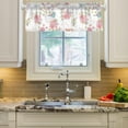thumbnail image 3 of Coolnut Cute Bird Theme Valance Faux Linen Small Window Curtains Short Rod Pocket Valances for Kitchen, Living Room, Bathroom, Modern, 54" L x 18" W Home Decor, 3 of 6