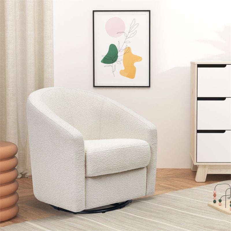Babyletto madison swivel glider in ivory boucle hotsell