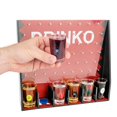 thumbnail image 2 of DRINKO Shot Glass Drinking Game Fun Glass Party Game for Groups Couples 6 Shot Glasses 6 Color, 2 of 2