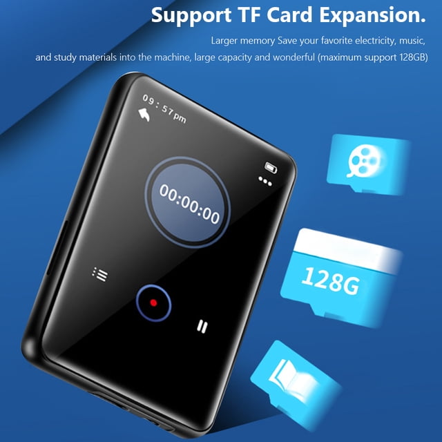 Reproductor De Mp3 Reproductor MP3 IPS de 24 pulgadas Radio FM reproductor HiFi 50 Likrtyny Para estrenar