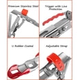 thumbnail image 3 of Paquete de 2 soportes automáticos para caña de pescar con resorte, soporte para caña de pescar de acero inoxidable, soporte para caña para pesca en banco, receptor de peces automático inteligente, 3 of 5