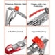 thumbnail image 3 of Paquete de 2 soportes automáticos para caña de pescar con resorte, soporte para caña de pescar de acero inoxidable, soporte para caña para pesca en banco, receptor de peces automático inteligente, 3 of 5