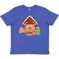 thumbnail image 3 of Inktastic Gingerbread House Christmas Youth T-Shirt, 3 of 5
