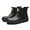 Black, variant on AUXDIQ Rain Boots Men Short Ankle Women Waterproof Rain Shoes Outdoor Garden Shoes
