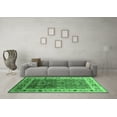 thumbnail image 3 of Ahgly Company Indoor Rectangle Oriental Emerald Green Industrial Area Rugs, 6' x 9', 3 of 4