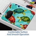 thumbnail image 6 of Turtle Mousepad 8.3x9.8 Inch Square Non-Slip Rubber Bottom Printed Desk Mat - Suitable for Office and Gaming, 6 of 6