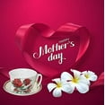 thumbnail image 7 of Elegantoss Elegant Bone China Cappuccino Coffee Tea Cup and Saucer Red Rose Design 10 oz in attractive gift box, 7 of 7