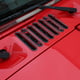 Engine Hood Air Inlet Vent Cover for Jeep Wrangler JK (Carbon Fiber