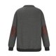 thumbnail image 4 of Blusa y camisa de manga larga con cuello alto para hombre, informal, con retazos, con cremallera y manga larga, 4 of 4