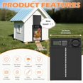 thumbnail image 6 of Automatic Chicken Coop Door - Aluminum Auto Chicken Coop Opener with Anti-Pinch Sensor, Battery Powered Chicken Door with Smart Timer & LCD Display, Waterproof, 6 of 7