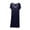 Blue Summer Sleep Dress Clearance, variant on OSFVNOXV Cotton Nightgown Dress for Women Casual V-Neck Long Sleep Dress Short Sleeve Flowy Swing Lounge Shirt Dress