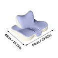 thumbnail image 5 of Travel Friendly Neck Support Pillow Memory Foam Pillow for Desk Floor Sofa, 5 of 10