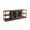 Dark Oak - 1.6 meters, variant on Industrial Farmhouse TV Stand for 65/75 inch TVs, Rustic Media Console Table, Double Mesh Doors & Storage Shelves, Entertainment Center for Living Room, 1.6 Meters, Gray