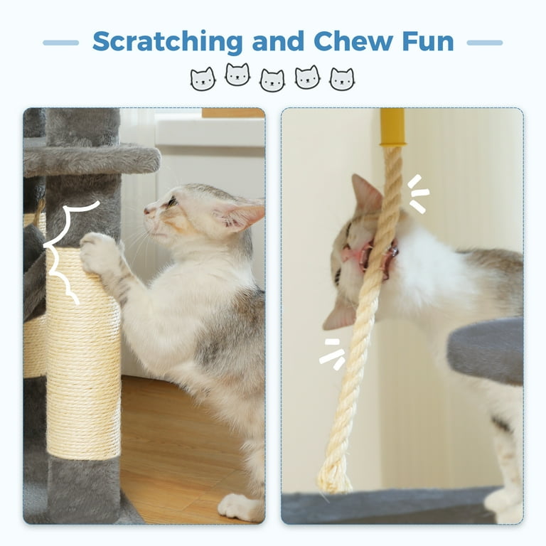 Vibrant Life 60inch Multi-Level Cat Tree with Condo