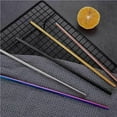 thumbnail image 4 of Juego de pajitas de acero inoxidable Inteprter lavable reutilizable, 4 of 6