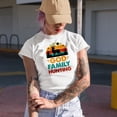 thumbnail image 2 of Retro God Family Hunting feat. a Deer or Buck, Hunter, Tan T-Shirt, 3XL, 2 of 5