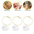 thumbnail image 3 of 3 Llaveros De Pelo De Gato, Botella Transparente Con Tapa Segura Para Recuerdo Conmemorativo Del Pelo De Mascotas, Cápsula Portátil De Almacenamiento De Pelo Para Amantes De, 3 of 7