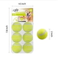 thumbnail image 2 of Pelotas de tenis ALL FOR PAWS Super Bounce para perros, paquete de 6, 2 of 7