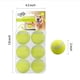 thumbnail image 2 of Pelotas de tenis ALL FOR PAWS Super Bounce para perros, paquete de 6, 2 of 7