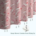 thumbnail image 6 of Pink Unicorn Cloud Heart Pattern Shower Curtain 36"x72" ,Bathroom Decorative Shower Curtains Set with 12 Hooks,Modern Waterproof Washable Shower Curtain, 6 of 6