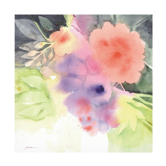 Canvas Wall Art - Sheila Golden 'Timeless' Wall Art for Living Room, Bedroom, or Office Décor by Trademark Fine Art - 14 x 14 Inches