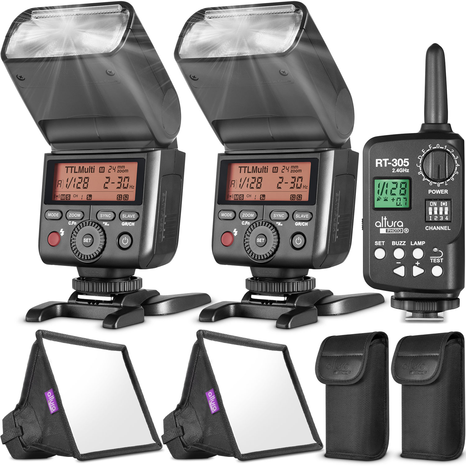 Altura Photo Professional Flash Kit for Sony Mirrorless Cameras (2Pcs