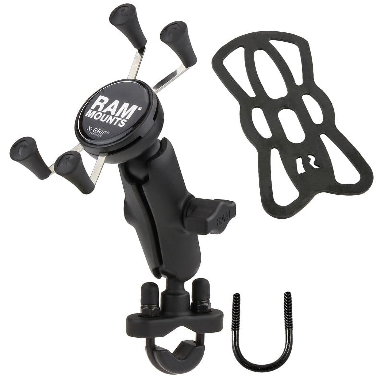 RAM Mounts X-Grip® Phone Mount with Handlebar U-Bolt Base - Medium
