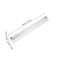 thumbnail image 2 of Luxshiny Restaurant Ticket Holder Transparent Order Display Rail for Kitchen and Takeout Papers, 2 of 8