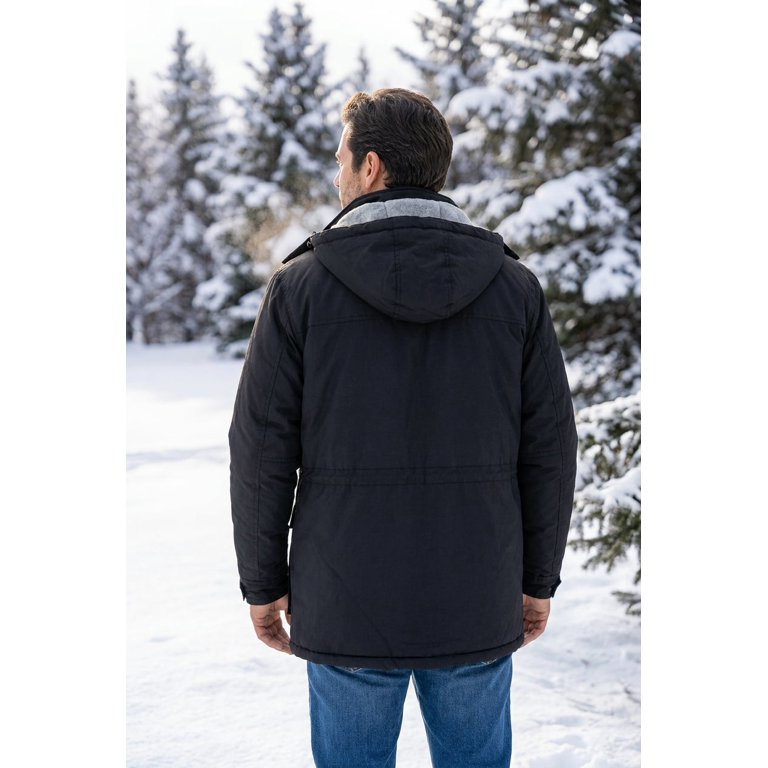 Boulder Creek Men's Big & Tall Fleece-Lined Parka photo 6