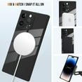 thumbnail image 2 of iPhone 14 Pro Max Case, , MagSafe Compatible, Shockproof TPU Silicone, 6.7 inch, Black, 2 of 6