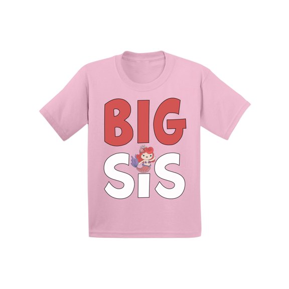 Awkward Styles Mermaid Collection Mermaid Toddlers Shirts for Girls I'm Big Sister Shirt Big Sister Toddler Shirt Lovely T Shirts for Girls Clothing Sis Tshirt for Kids Birthday Gifts for Sister