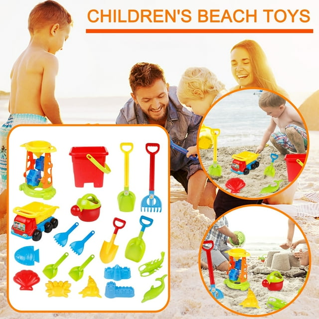 19 Piece Beach Toy Sand Set Sand Play Sandpit Toy Summer Outdoor Toy