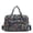 Fresh-Cut Floral Green, variant on Vera Bradley Women's Cotton Weekender Travel Bag Perennials Noir