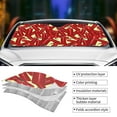 thumbnail image 5 of Disketp Windshield Sun Shade, Car Sun Shade For Front Window Fire Extinguisher Sunshades Sun Visor Protector Blocks Uv Rays Foldable, 5 of 9