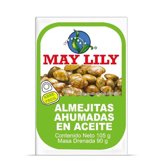 Almejitas May Lily ahumadas en aceite 105 g