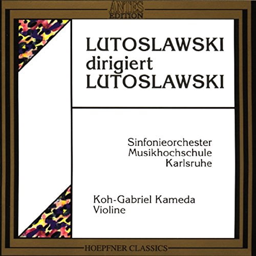 Koh Gabriel Kameda - Lutoslowski Dir Lutoslowski - Music & Performance - CD