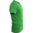 thumbnail image 3 of Ma Croix Men's Premium Solid Cotton V Neck T-Shirts Short Sleeve Tee, 3 of 8
