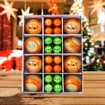 thumbnail image 1 of Juego de 40 Adornos de Bolas de Navidad BLESIY colgantes reutilizables naranja, 1 of 8