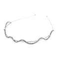 thumbnail image 5 of FOMIYES 1Pc Elegant Rhinestone Headband with Padded Wavy Design for Formal and Daily Use, 5 of 8