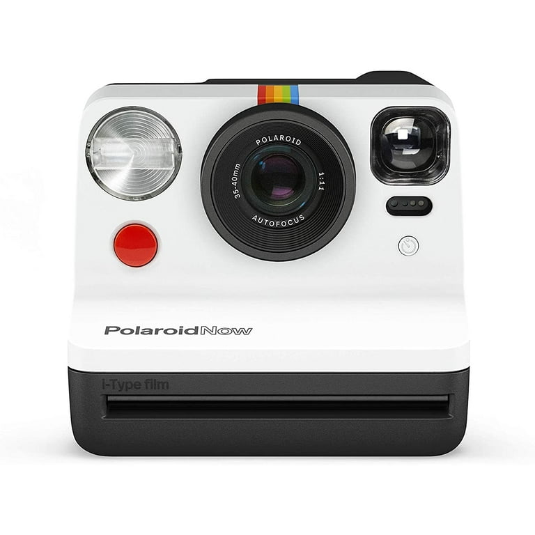 Polaroid Originals Now i-Type Instant Film Camera Black and White Bundle