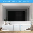 thumbnail image 5 of Incia 71" Modern Wood TV Stand for Maximum 75" TV, Glossy White Finish, 5 of 9