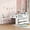 White, variant on Harper & Bright Designs Full Size Loft Bed with Retractable Writing Desk and 4 Drawers, Wooden Loft Bed with Lateral Portable Desk and Shelves, White