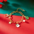 thumbnail image 3 of SPEKSEE Christmas Necklace Bracelet Earrings for Women Christmas Jewelry Accessories Gingerbread Man Christmas Tree Snowman Pendant Necklace Charm Bracelet Christmas Outfits Party Favor, 3 of 8