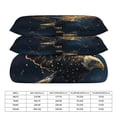 thumbnail image 2 of 3 Pcs Soft Bedding Set, Includes 1 Duvet Cover with Zipper And 2 Pillow Shams,A Powerful Eagle (1) Queen(90"×90"), 2 of 8