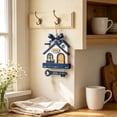 thumbnail image 4 of New Home Ornament 2026, New Home Gifts, Housewarming Presents, New House Gift, Welcome Home Gift, First Home Gifts, Home Sweet Home Decor, 4x4 inch, Housewarming Gift Presents, Wooden Home Ornament, 4 of 6